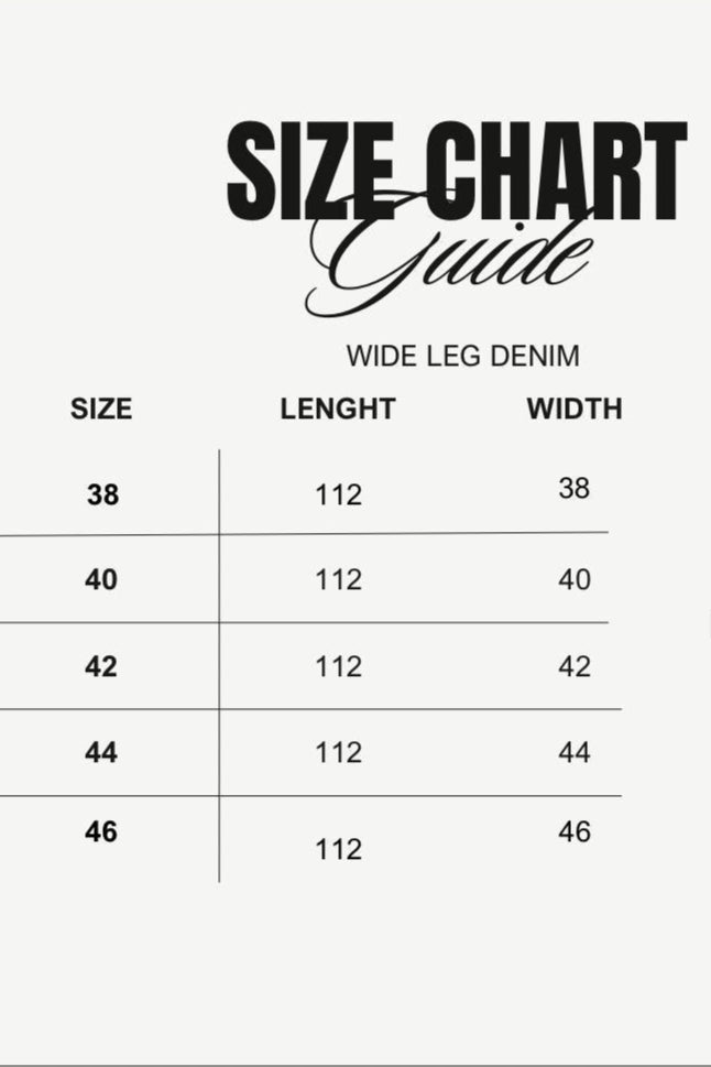 Wide Leg Denim