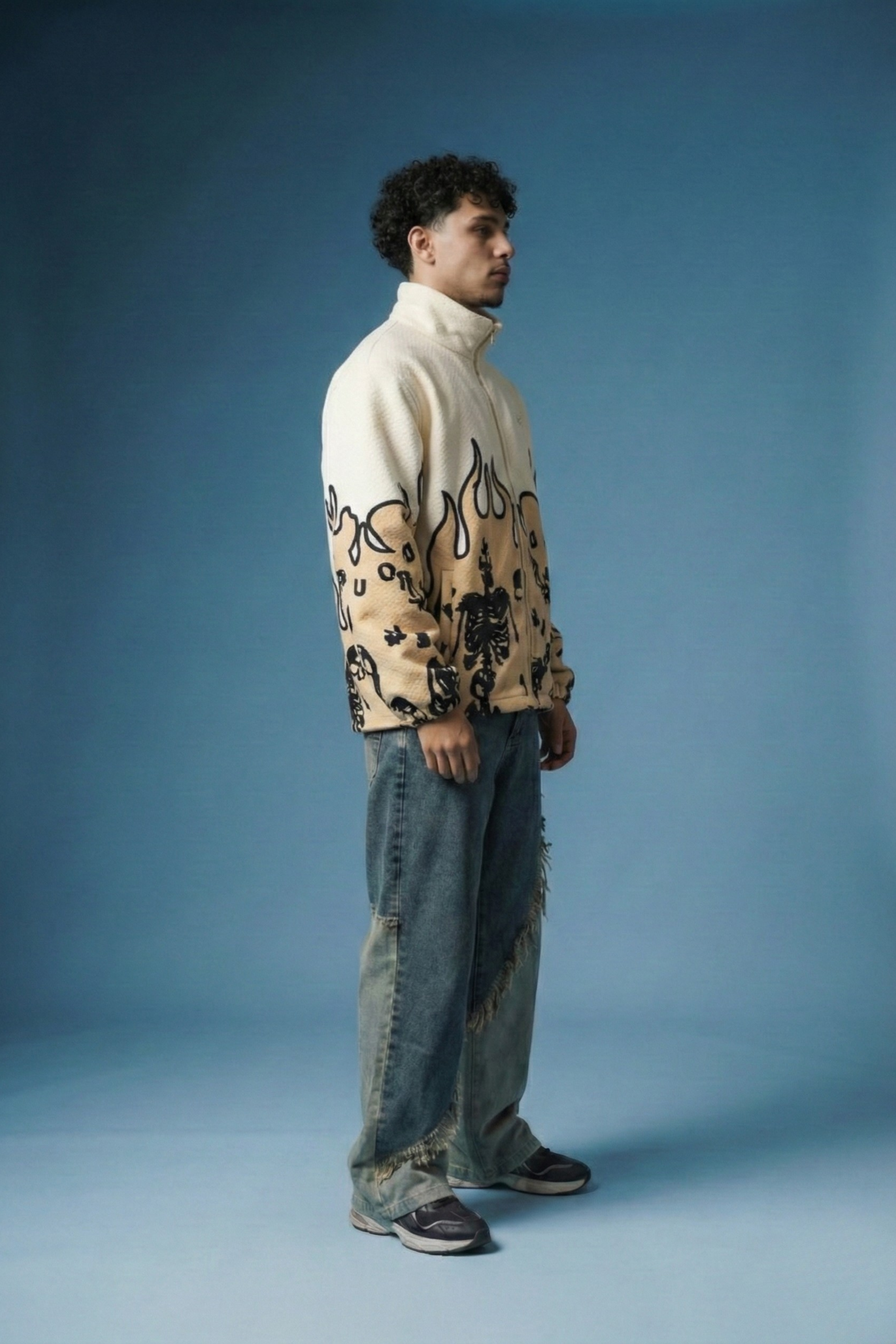 ICEDOUT Beige jacket