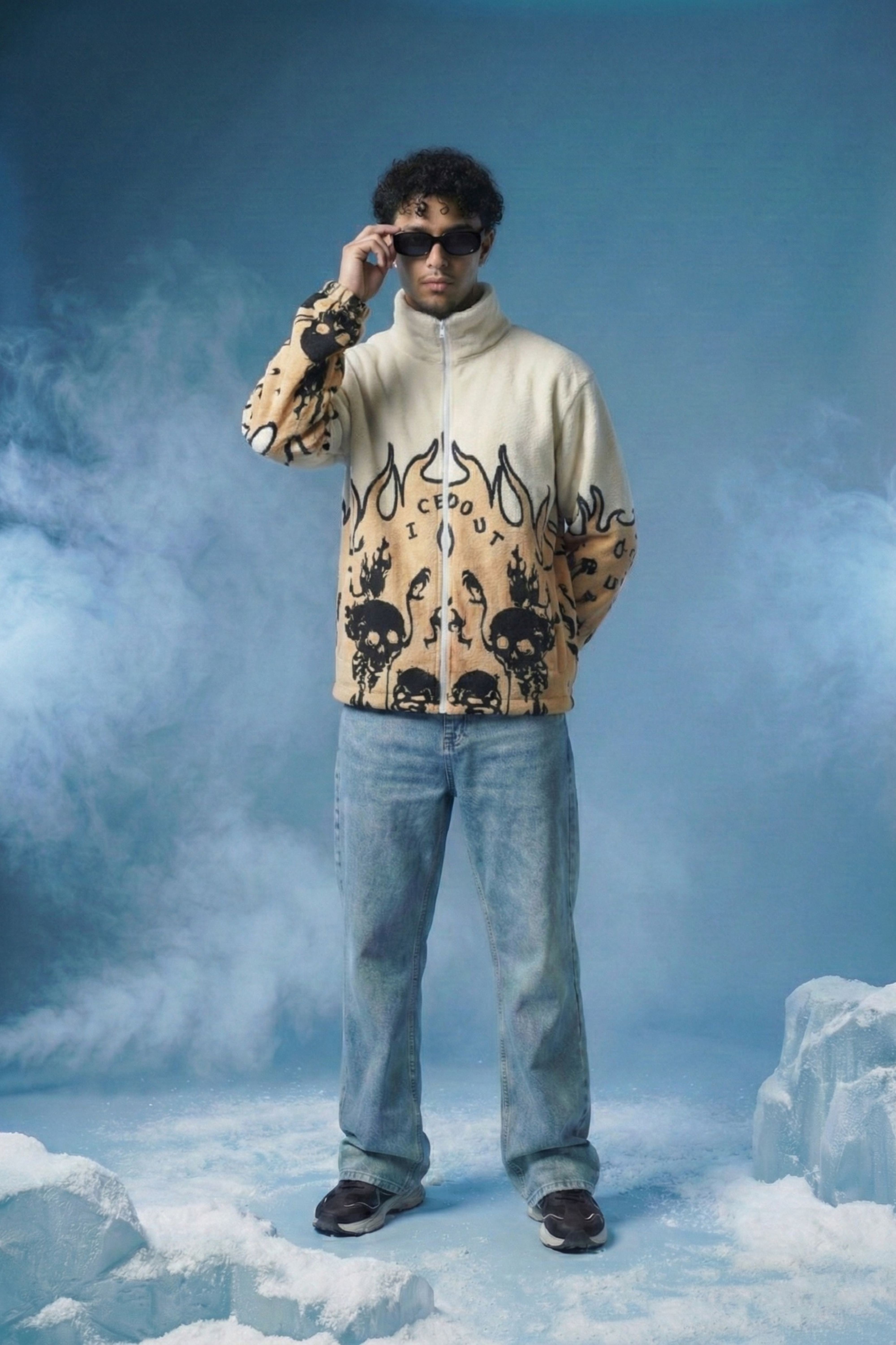 ICEDOUT Beige jacket