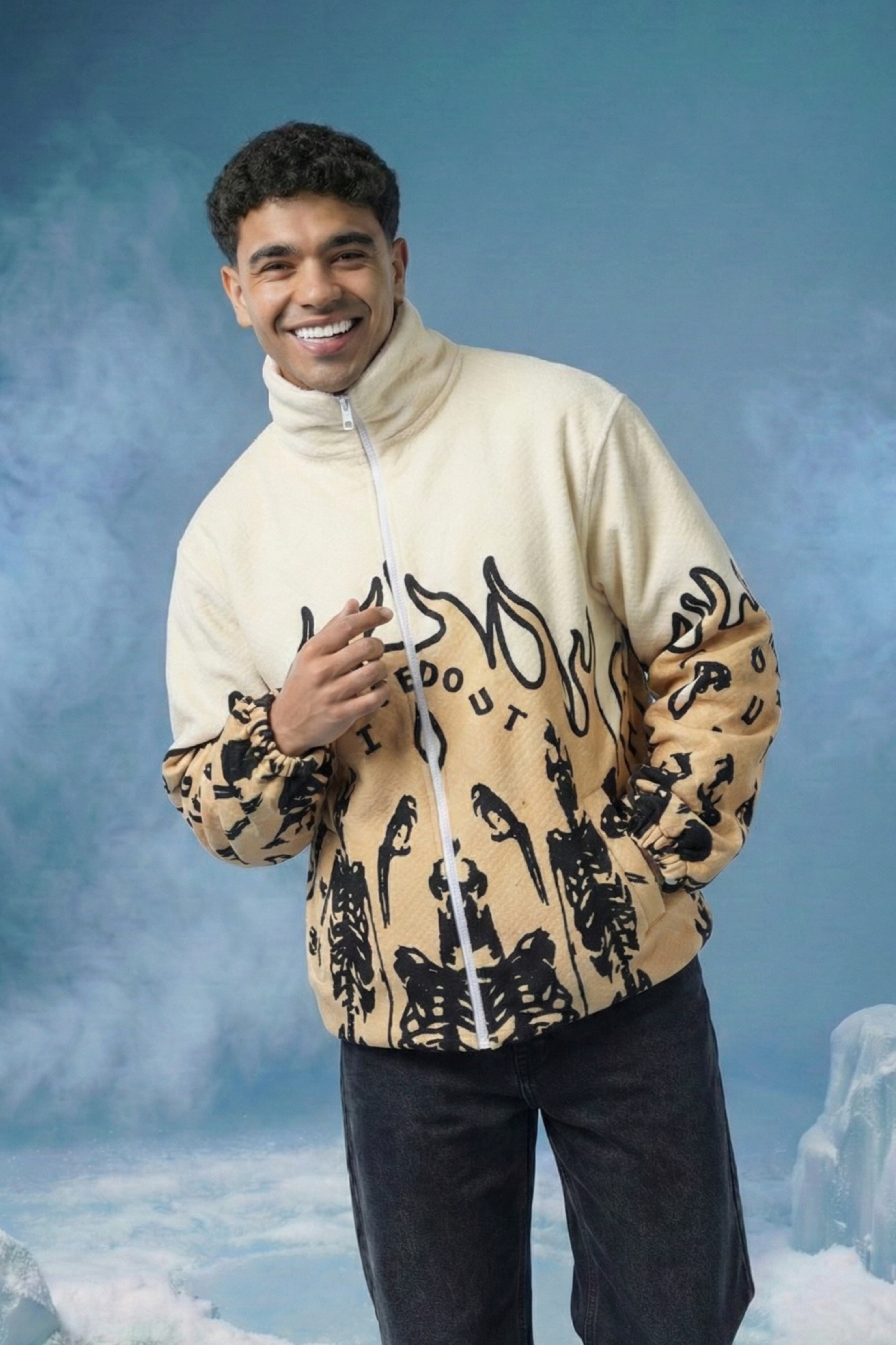 ICEDOUT Beige jacket