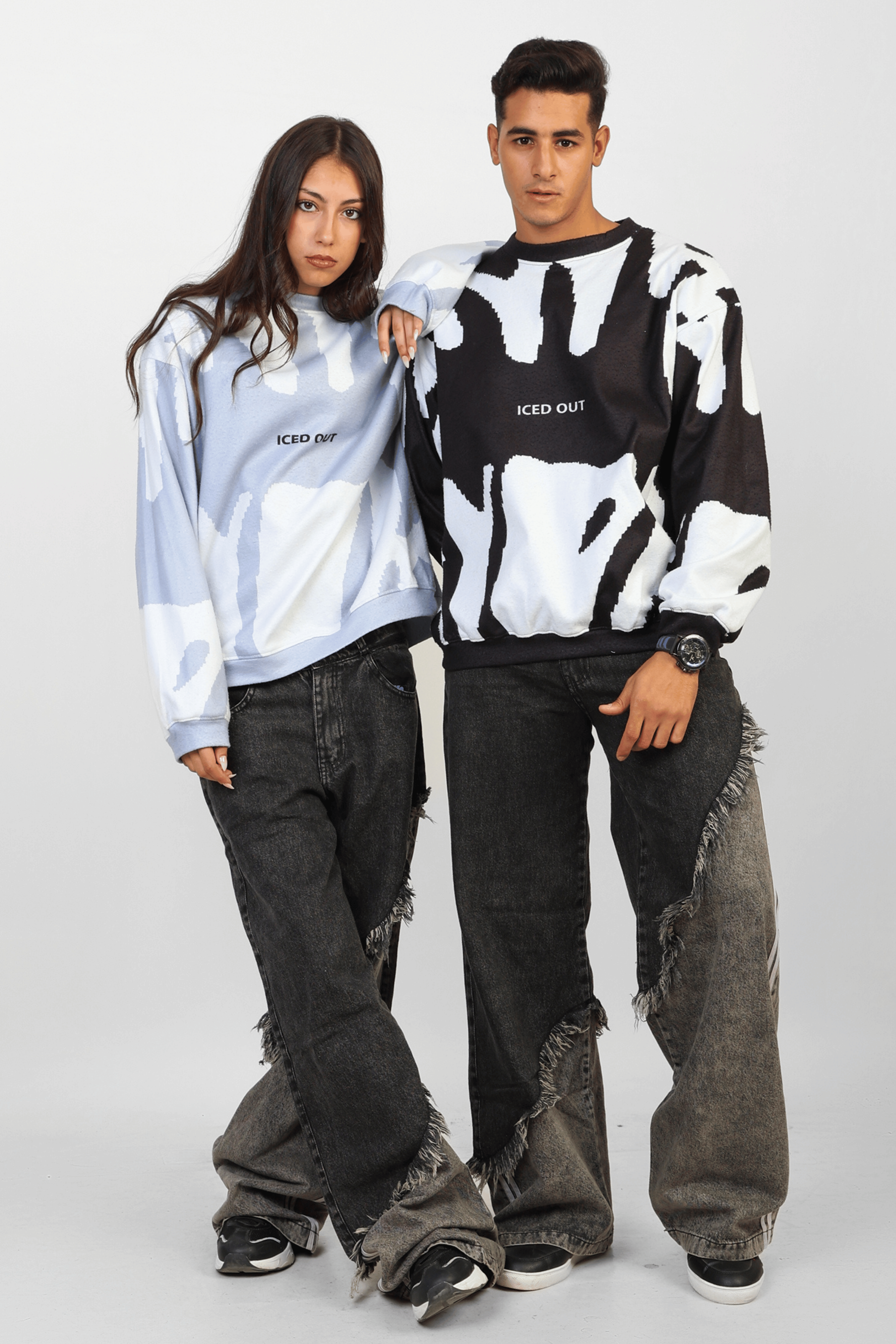 ICEDOUT Sky Blue CrewNeck