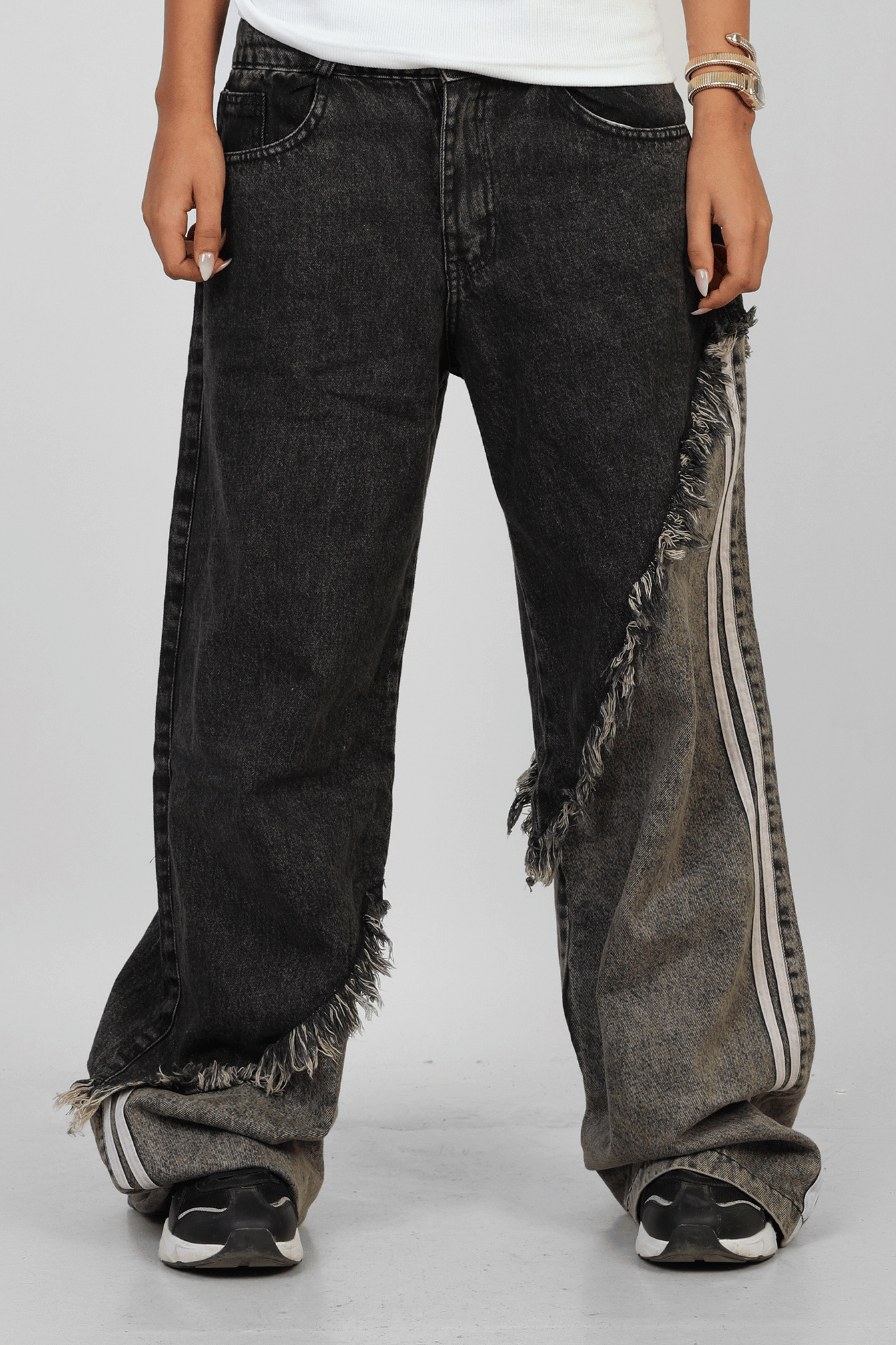 Adidas Washed Black Denim