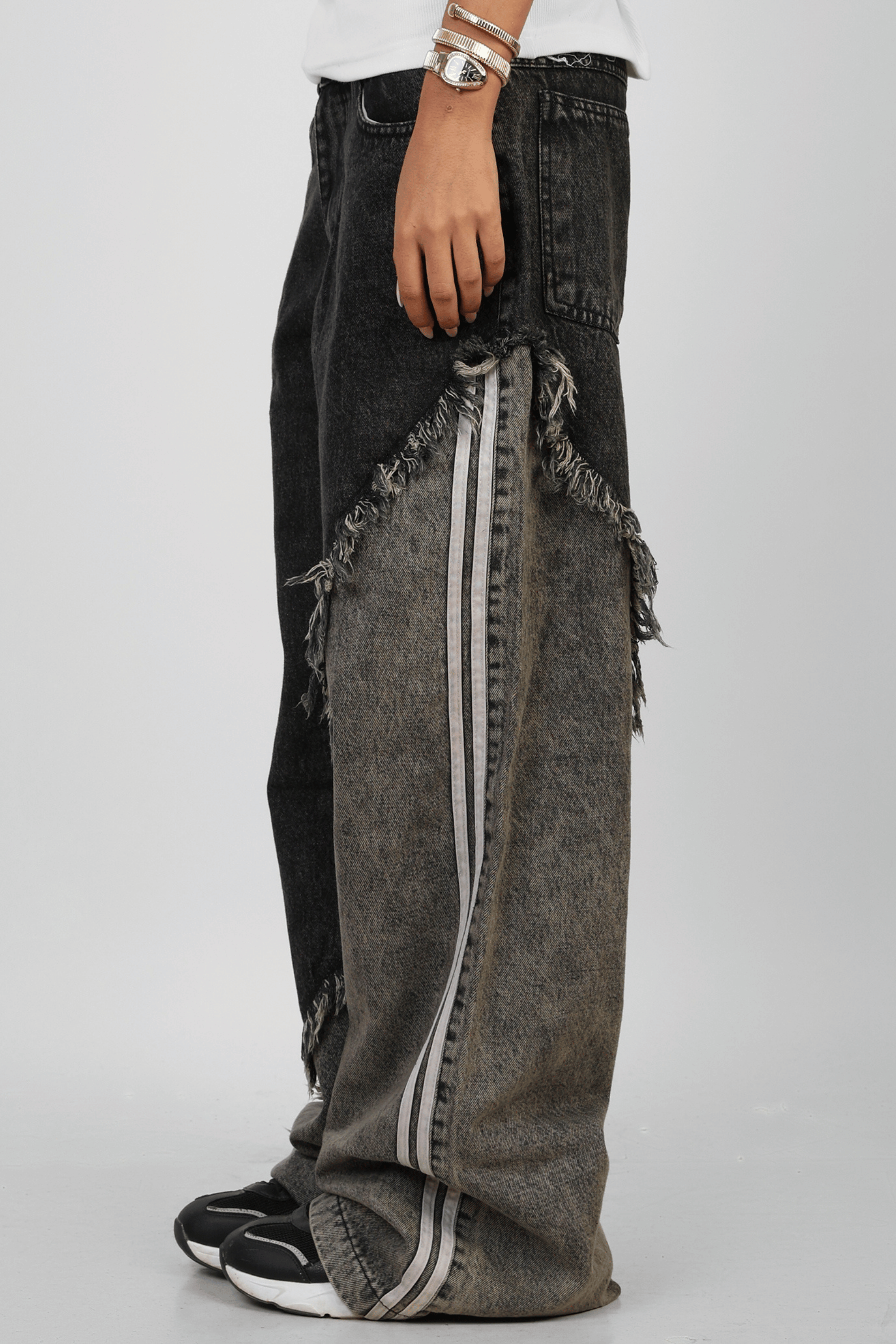 Adidas Washed Black Denim