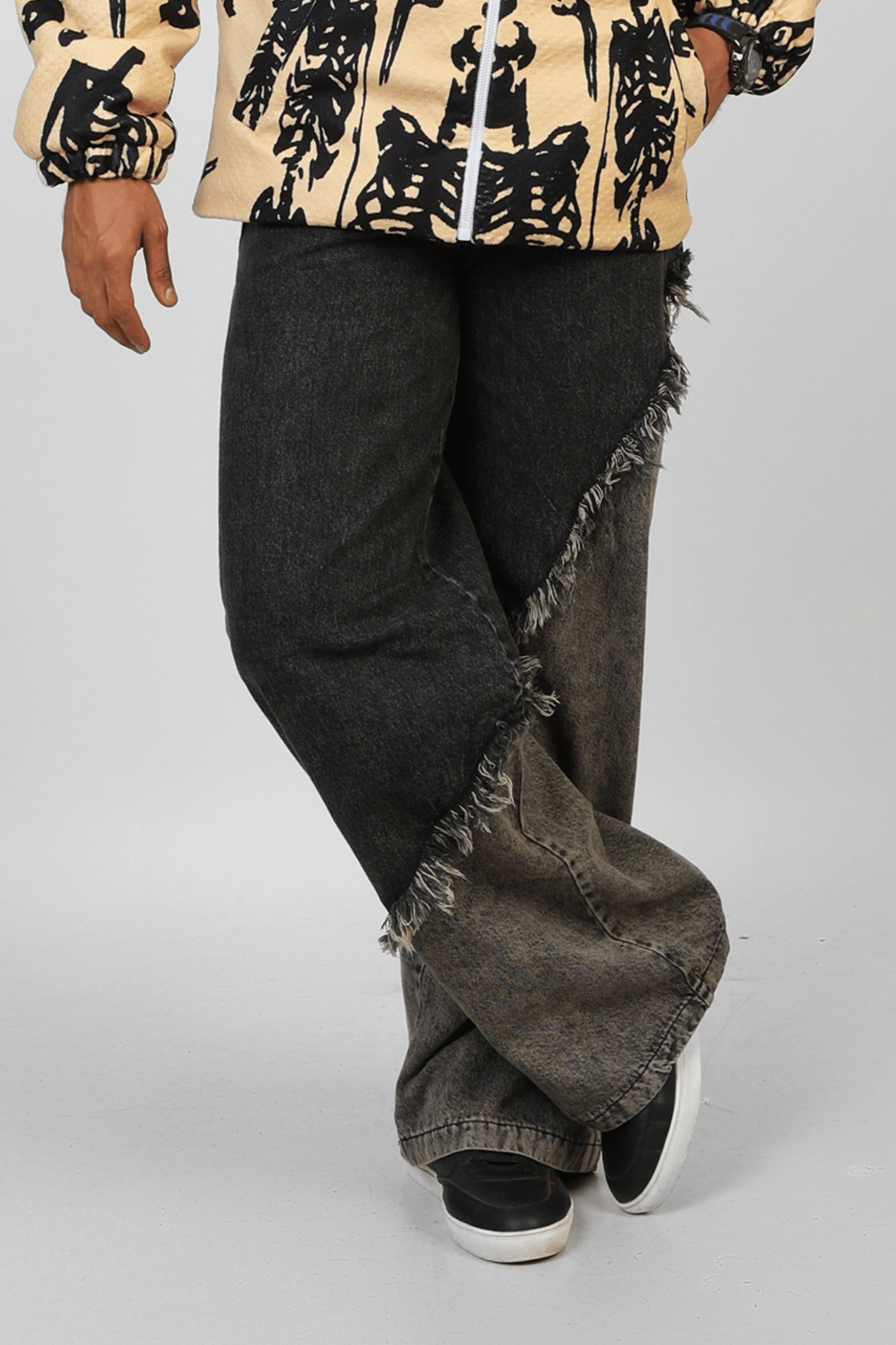 Adidas Washed Black Denim