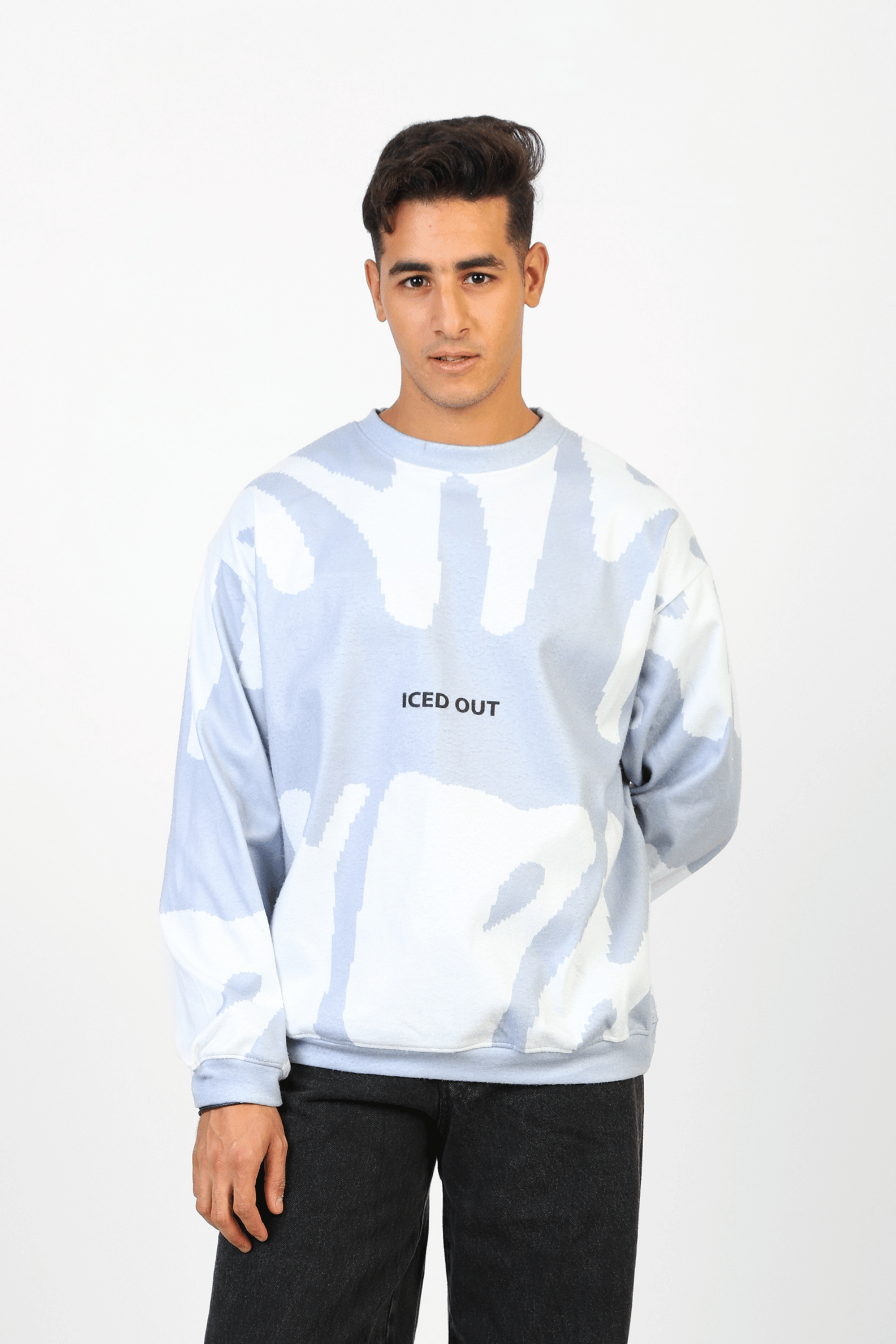 ICEDOUT Sky Blue CrewNeck