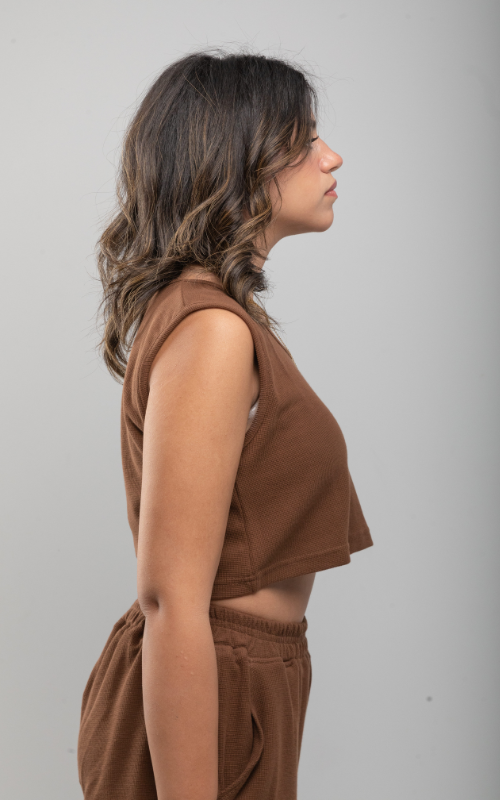 Nomad brown Crop-top