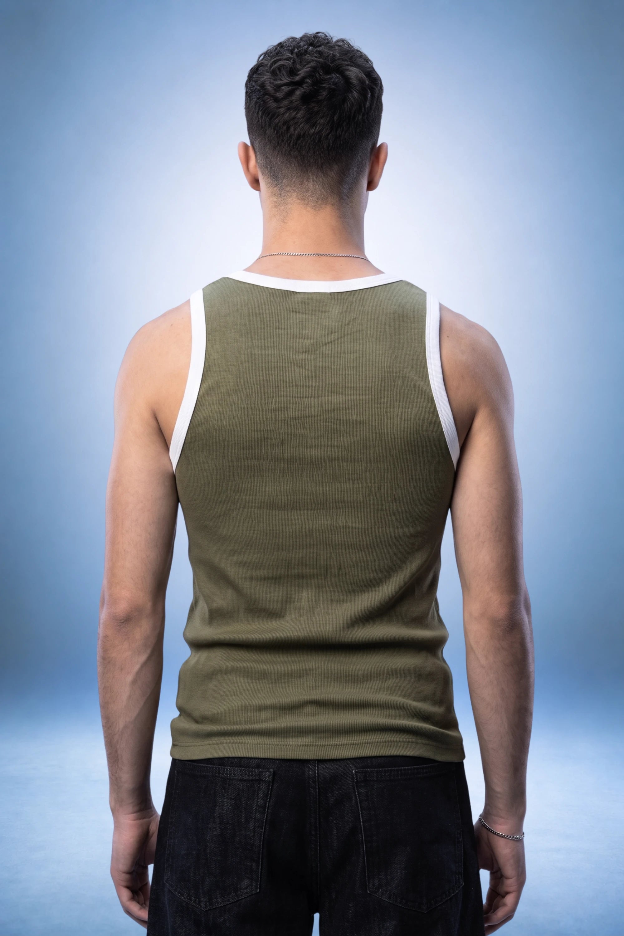 Olive Green Ringer Tank