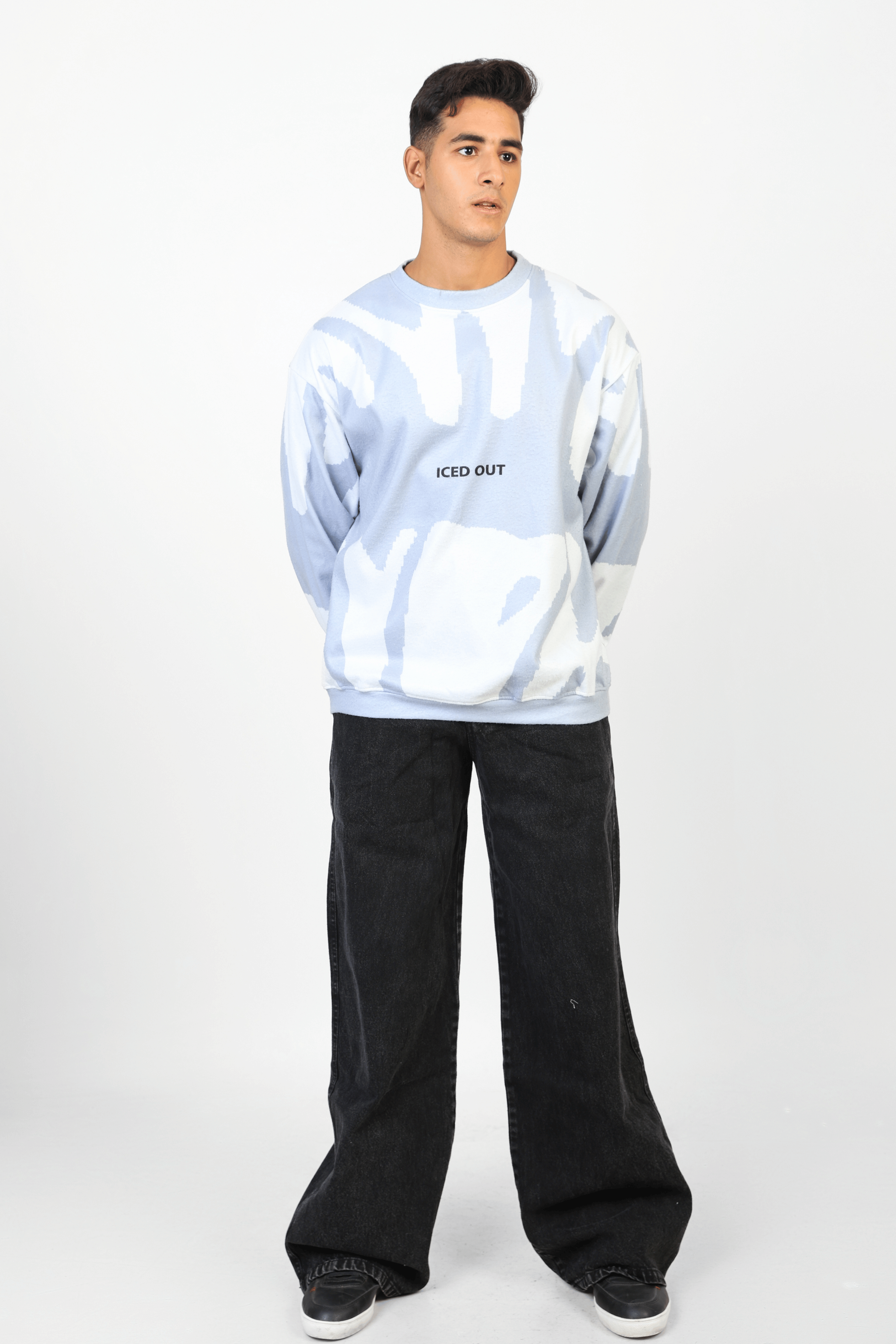 ICEDOUT Sky Blue CrewNeck