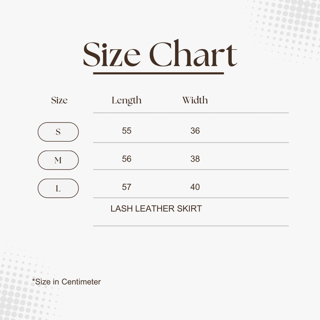 LASH Leather Skirt